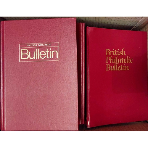 1025 - BRITISH PHILATELIC BULLETIN: From no. 3 to no. 28 in Bulletin binders; nos. 28-39 hardbound; nos. 39... 
