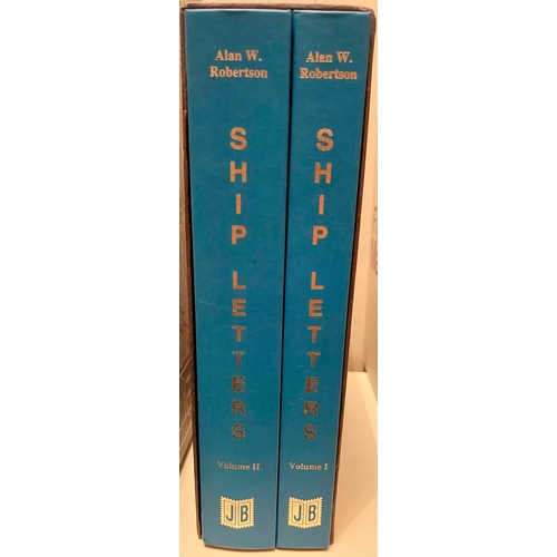 1060 - A HISTORY OF THE SHIP LETTERS OF THE BRITISH ISLES by Alan Robertson, in 2 vols. (1993 James Bendon ... 