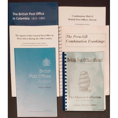 1192 - BRITISH POST OFFICES ABROAD: A selection inc. British Post Office in Columbia 1821-81 by Bentley; Br... 