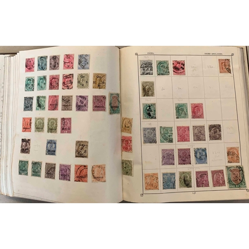 1237 - EARLY TO MIDDLE-PERIOD MINT & USED (MOSTLY) FOREIGN/COMMONWEALTH: In two old 'Junior'-type albums, b... 