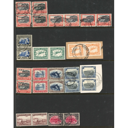 1027 - KGV/KGVI RANGE: Mint & used issues on stock sheets inc mint 'Jipex' mini. sheets (14), mint War Effo... 