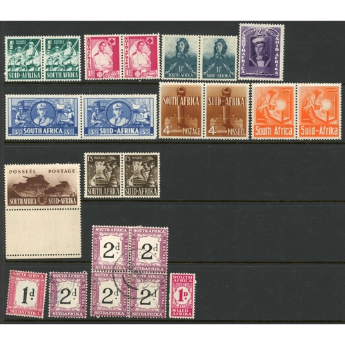 1027 - KGV/KGVI RANGE: Mint & used issues on stock sheets inc mint 'Jipex' mini. sheets (14), mint War Effo... 