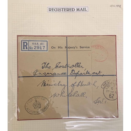 1570 - 1922-37 SELECTION: An extensive two volume collection, many to overseas destinations and a few incom... 