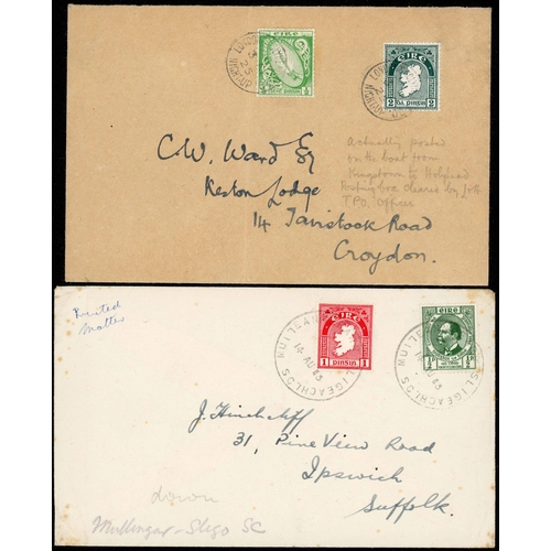 1758 - EIRE T.P.O.s COLLECTION: 1925-88 (mainly 1943-75) collection inc. 1925 env. franked ½d + 2d tied by ... 