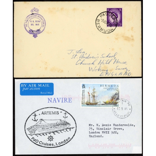 217 - CARIBBEAN INC. BERMUDA PAQUEBOT COLLECTION: 1871-2006 Extensive range of maritime marks, chiefly Paq... 