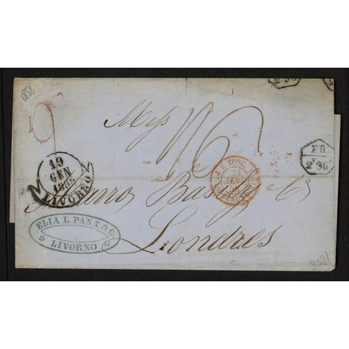 284 - ITALY/GREECE - UNPAID COVERS WITH 