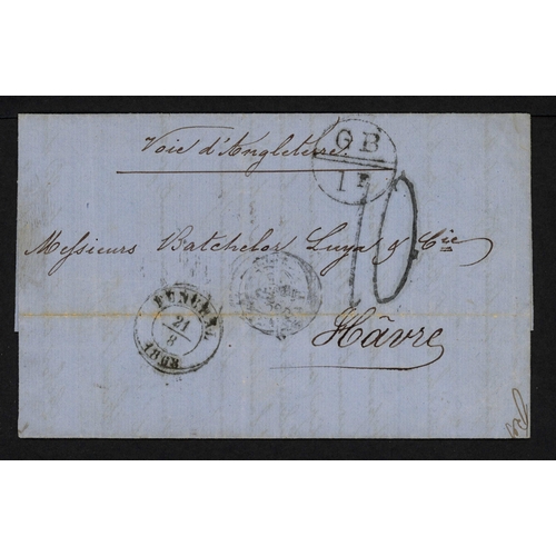 289 - MADEIRA/FRANCE - TWO UNPAID COVERS TO LE HAVRE WITH CIRCLE 