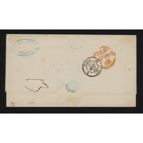 297 - PORTUGAL/FRANCE - UNPAID COVER TO PARIS 