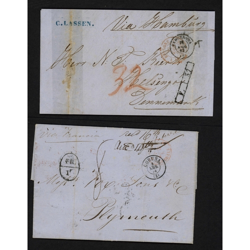 299 - RUSSIA/UKRAINE - TWO UNPAID COVERS TO UKRAINE WITH CIRCLE 