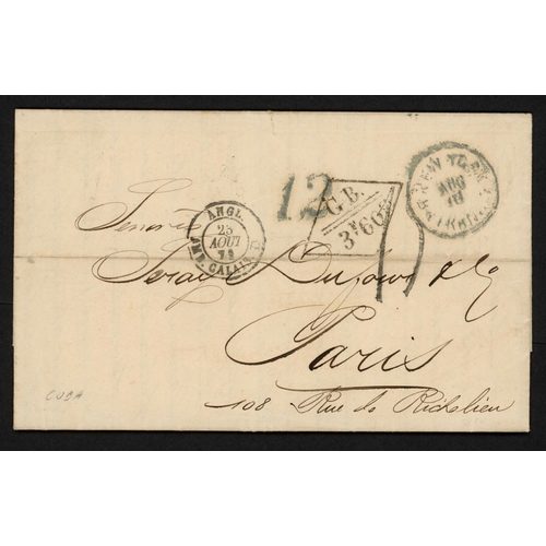 315 - CUBA/FRANCE  - THREE UNPAID COVERS TO PARIS & EPERNAY 