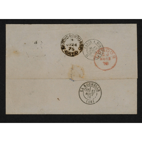 320 - PUERTO RICO/FRANCE - UNPAID COVER TO LA ROCHELLE VIA LONDON WITH 