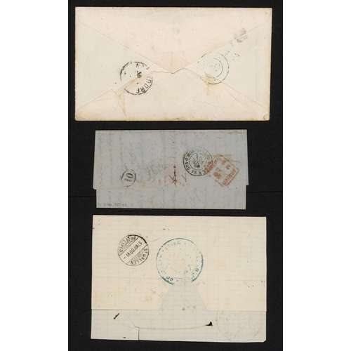 328 - ARGENTINA - THREE UNPAID COVERS TO EUROPE WITH 