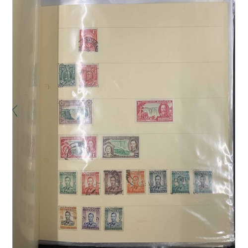 33 - EARLY TO MODERN COMMONWEALTH: Carton housing 3 binders with an 'A-Z' type collection. Mainly the com... 