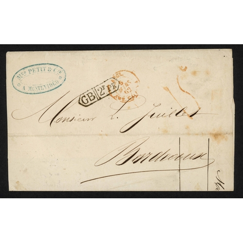 356 - URUGUAY/FRANCE - UNPAID COVER WITH PRINTED-MATTER RATE 