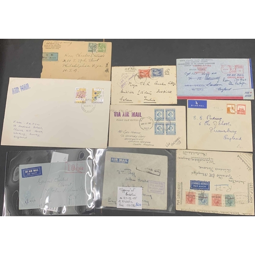 404 - BROAD RANGING COLLECTION: carton containing envelopes and covers from around the world, some emphasi... 