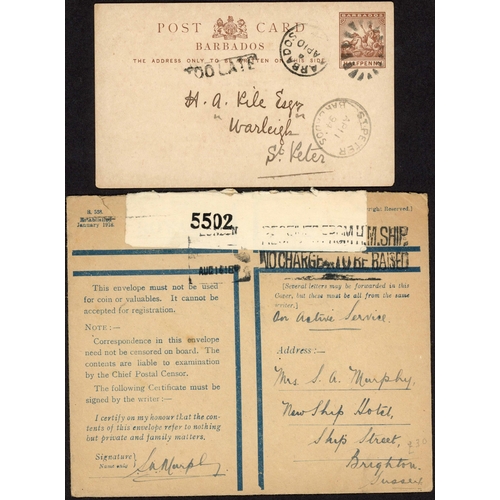 45 - EARLY TO MODERN WORLDWIDE POSTAL HISTORY: Diverse selection of covers inc. GB pre-stamp, KEVII Empir... 