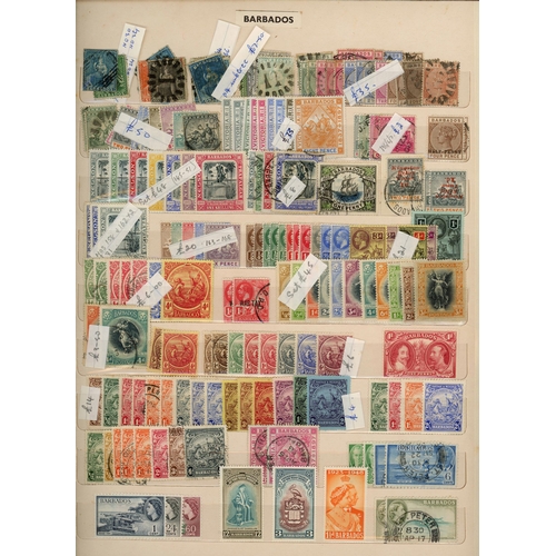 66 - CARIBBEAN, PACIFIC & AFRICAN COMMONWEALTH SETS & RANGES: Large stockbook well-filled with smaller Ca... 