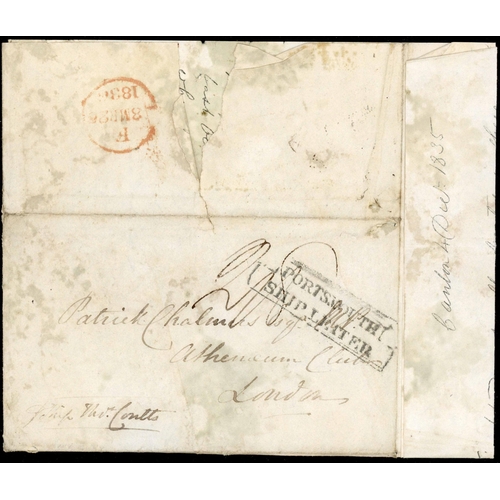 832 - CANTON - PRESTAMP MAIL TO G.B. INC. PLYMOUTH 