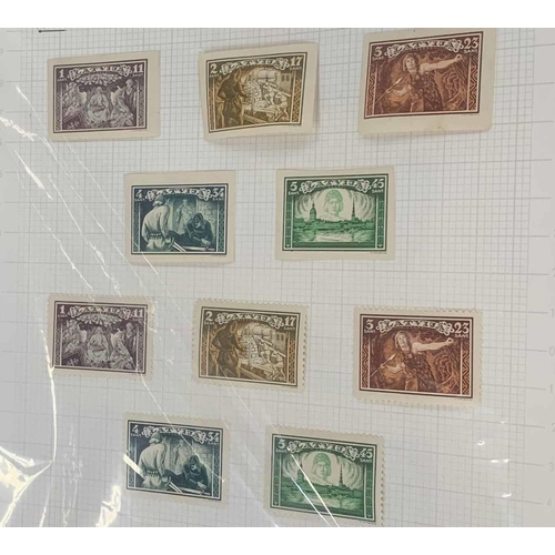 870 - SPECIALISED MINT COLLECTION 1918-1941: Extensive collection on album leaves with very high degree of... 