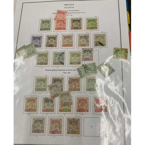 880 - COLLECTION: Stamps of Malaya Straits Settlements and Malaya individual states compiled in 2 albums, ... 