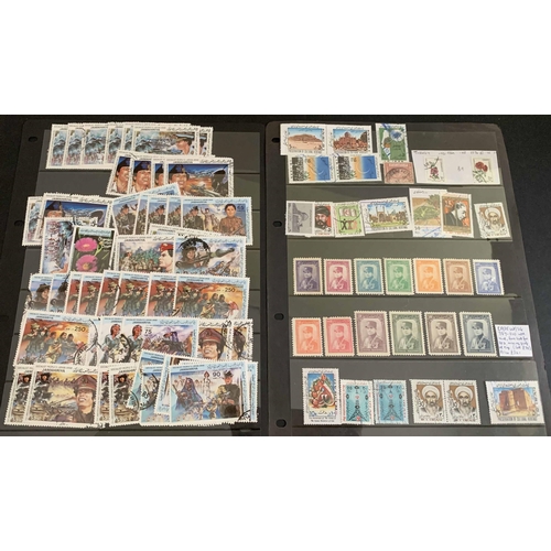 92 - MIDDLE EAST & ARABIA: A mix of mint and used stamps collated from many countries inc. Bahrain, Dubai... 