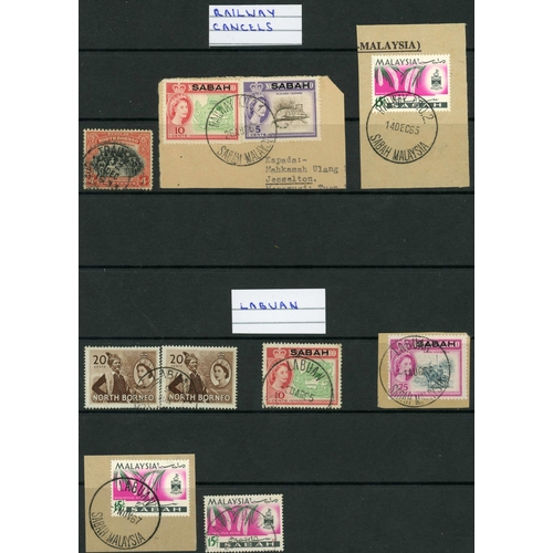 960 - CANCELLATIONS; Interesting range of cds's mainly on QEII adhesives inc. examples of Beatfort, Jessel... 