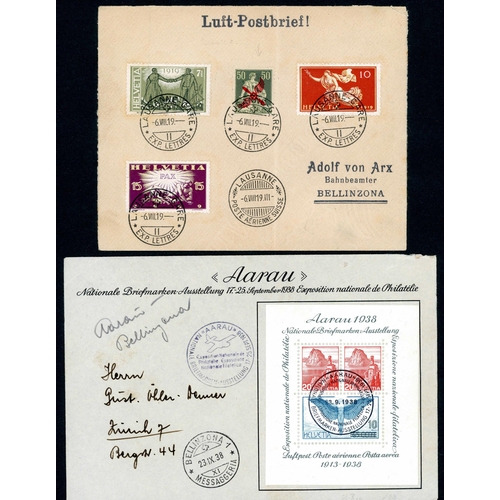 1035 - EARLY AIR MAIL COVER COLLECTION: Range of mostly 1920s/30s First Flight covers. Many fine pictorial ... 