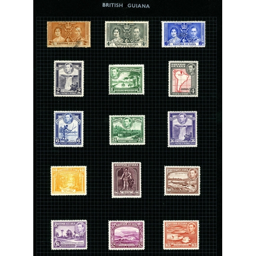 73 - KGVI MINT COLLECTION PLUS KGVI/QEII GIBRALTAR & OMNIBUS SETS: Three albums, one housing an A-Z KGVI ... 