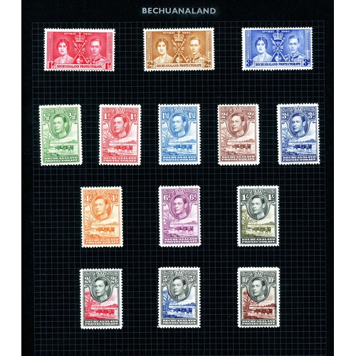 73 - KGVI MINT COLLECTION PLUS KGVI/QEII GIBRALTAR & OMNIBUS SETS: Three albums, one housing an A-Z KGVI ... 