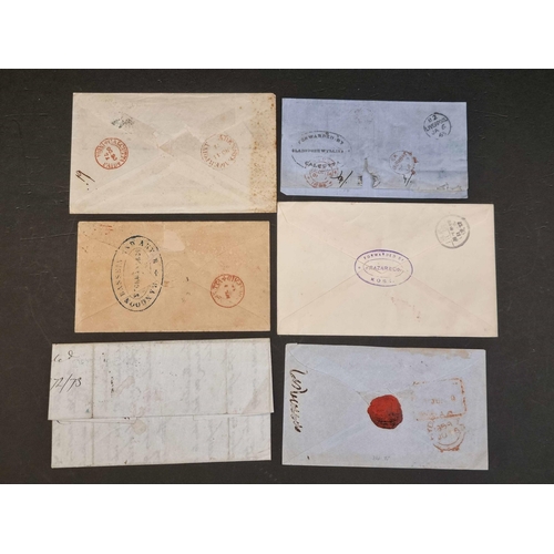 170 - BURMA/INDIA/CEYLON/JAPAN - 19th CENTURY MAIL INC. BIRMA PAIR TO ADEN & INTERNAL JAPAN 