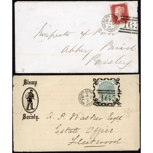 2027 - S.S. IONA - QV ENVS. & KEVII PPCs: 1879-1909 group mounted on pages inc. 1879 or 1880 envs. franked ... 