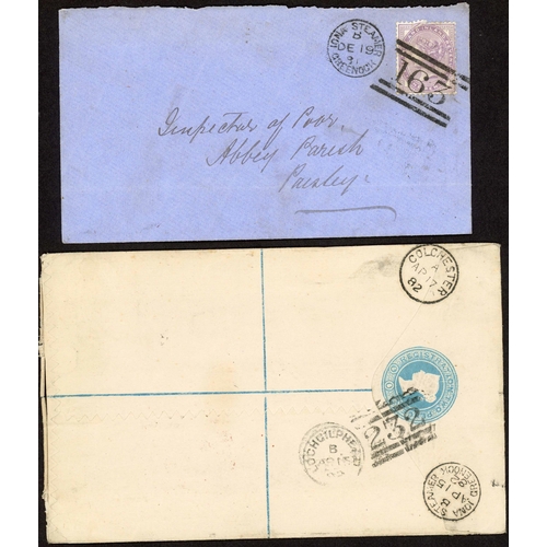 2027 - S.S. IONA - QV ENVS. & KEVII PPCs: 1879-1909 group mounted on pages inc. 1879 or 1880 envs. franked ... 