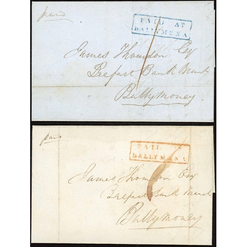 2031 - 1805-1991 SMALL SELECTION OF PRESTAMP, PENNY POST, NUMERALS, SINGLE RING, ETC.: 1805 cover to London... 