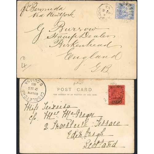 25 - EARLY COMMONWEALTH COVER MISCELLANY: Includes 1826 EL from Gibraltar to Genoa with disinfection slit... 