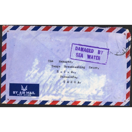 419 - SHIP WRECK MAIL - WORLDWIDE MAILS INC SUEZ CANAL DELAYED MAILS: 1967-81 group inc 1967 env. Trinidad... 