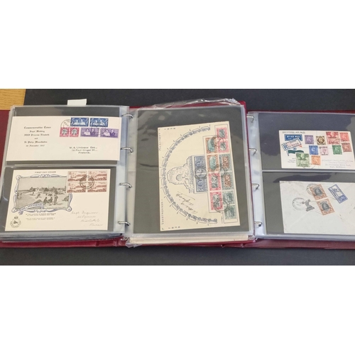 56 - POSTAL HISTORY COLLECTION: A range of covers in two albums from a wide range of countries, mainly 19... 