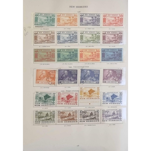 64 - KGVI STAMP COLLECTION: A substantial, predominantly mint, collection  in a Gibbons George VI stamp a... 