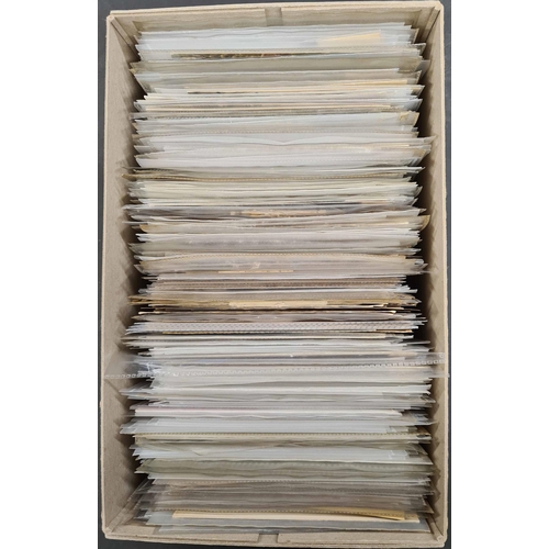 675 - PICTURE POSTCARDS: A shoebox containing an ex-dealer's stock of predominantly unused cards 1900s-195... 