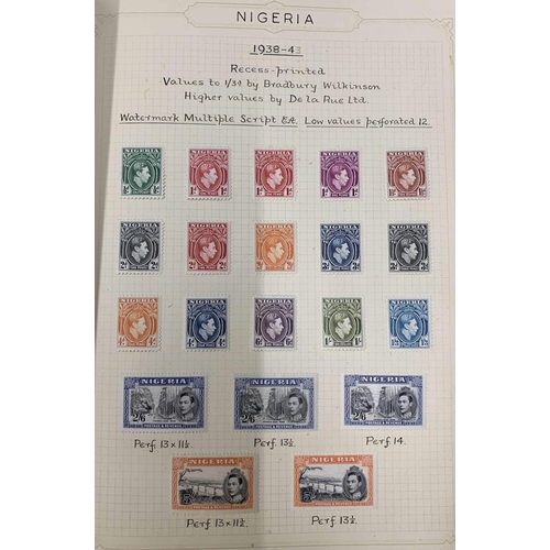 68 - KGVI MINT COLLECTION (SOME USED) IN SG 'SIMPLEX' ALBUM: The balance of an extensive KGVI collection.... 