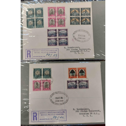 70 - KGVI COVER COLLECTION: Cover album with a diverse range of Air Mails, First Flights, Exhibitions, Re... 