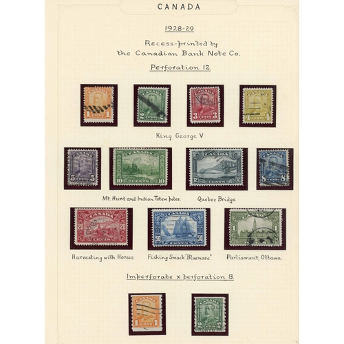 705 - KGV/KGVI MINT & USED COLLECTION ON ALBUM LEAVES: 1928-43 ranges in complete sets with several dollar... 