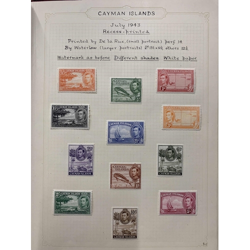 85 - BRITISH WEST INDIES KGVI MINT COLLECTION: SG 'Simplex' album containing collections for various West... 