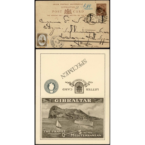 877 - POSTAL STATIONERY: 1886-1968 collection mainly unused comprising PCs inc. 1886 St. Vincent overprint... 