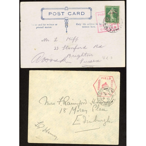 217 - BRITISH ARMY  RAILWAY: Group of covers & cards (mixed condition) used at Army rail heads with FPO/A... 