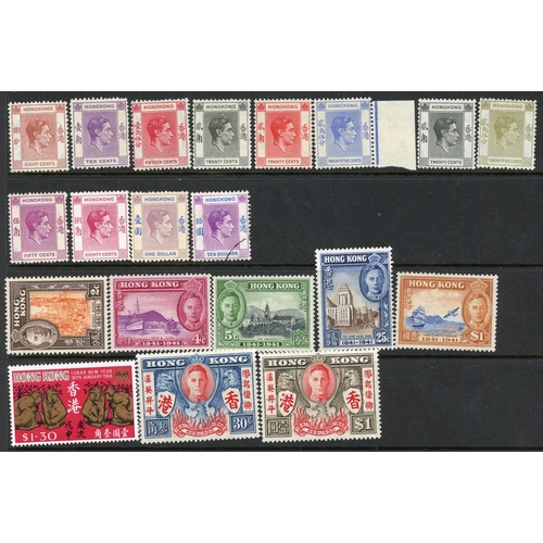 72 - KGVI MINT ASSORTMENT ON SEVERAL STOCK SHEETS: ranges of several countries. Inc. Aden to 5r, Falkland... 