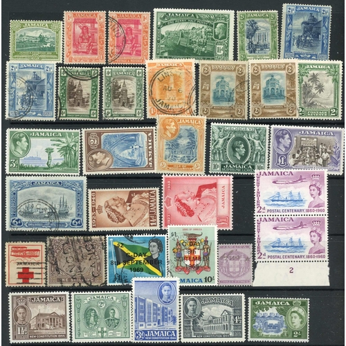 76 - QV-QEII MISCELLANY ON STOCK SHEETS INC. MANY HIGH VALUES: West Indies interest with KGVI Bermuda to ... 