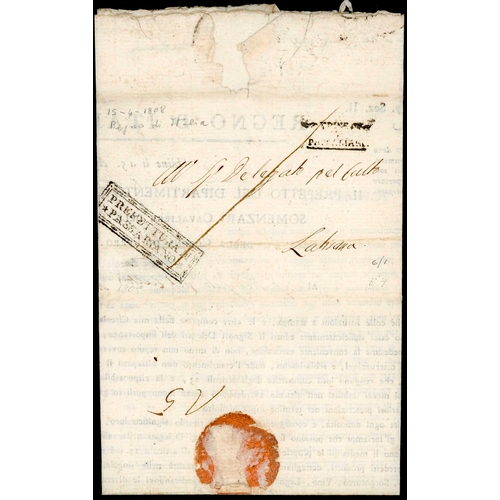 153 - 1805-1813 SECOND FRENCH OCCUPATION VENICE: Collection of letters etc. during the second French occup... 