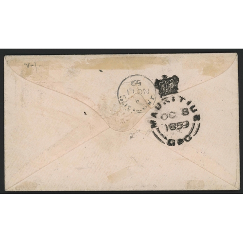 118 - 6d BRITANNIA COVER TO GB CARRIED ON P&O S.S. 'BOMBAY' & 'DELTA' 