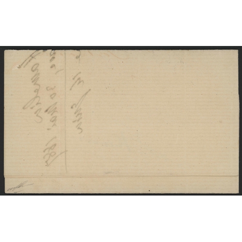 153 - MADAGASCAR - PRINTED MATTER RATE COVER POSTED LOCALLY IN PORT LOUIS; 30 May 1887 manuscript dated & ... 