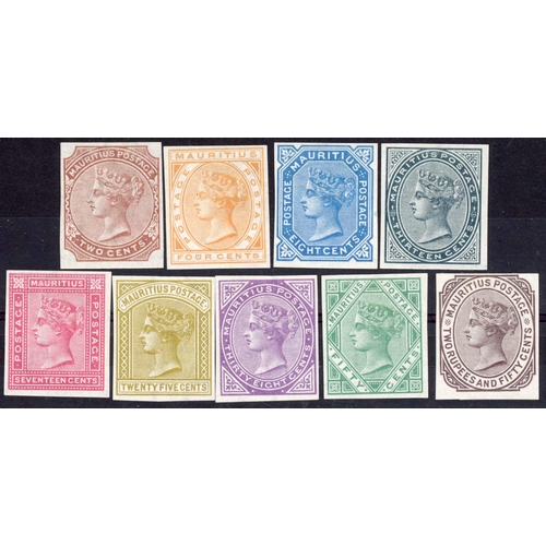 357 - 1879-80 THE COMPLETE SET OF IMPRIMATURS: 2c to 2r 50c a set of imperforate imprimaturs on watermarke... 